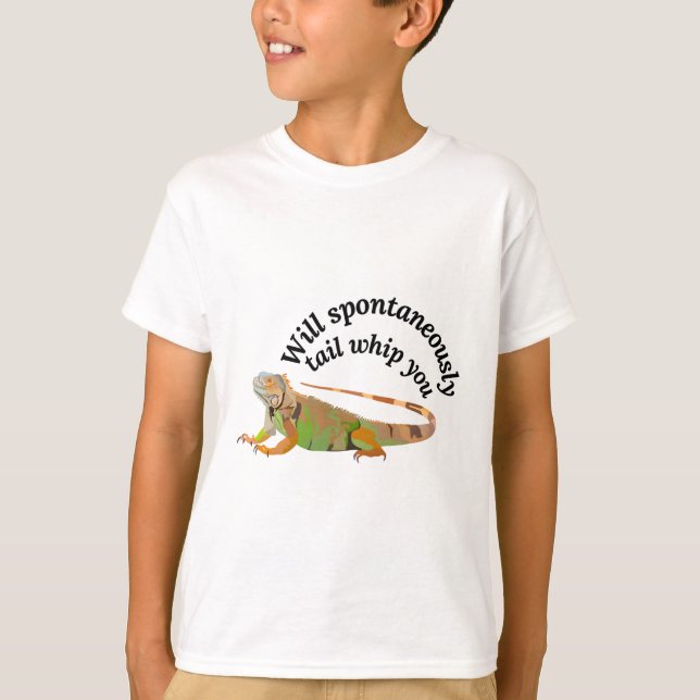 Ich bin für Iguana T-Shirt (Vorderseite)
