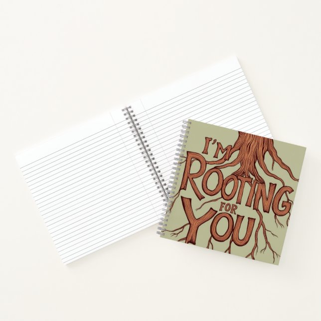 Ich bin für Ihr Notebook Notizbuch (Innenseite)