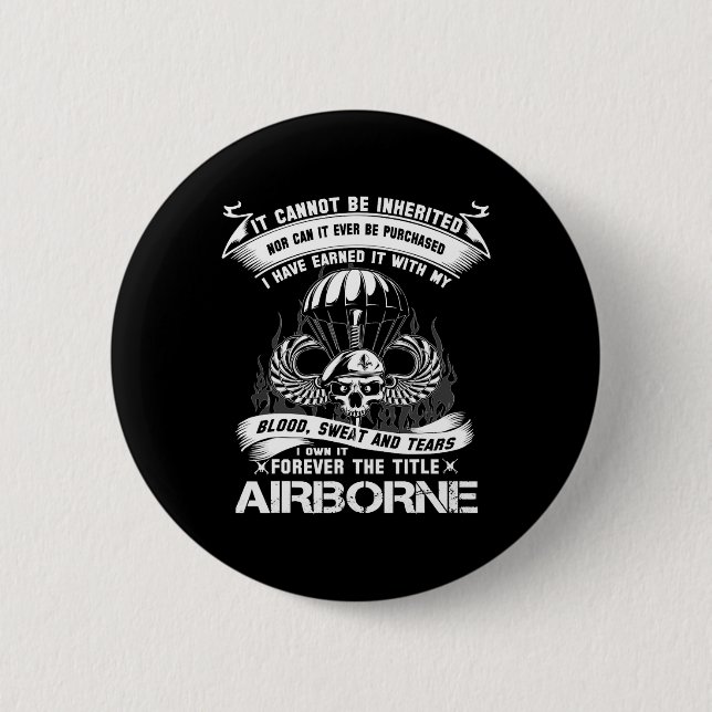 Ich bin für immer der Titel Im Flugzeug Army Range Button (Vorderseite)