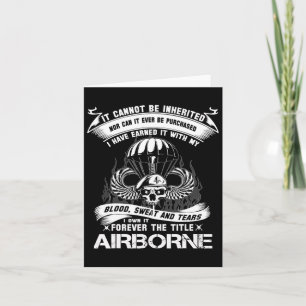 Ich bin für immer der Titel Im Flugzeug Army Range Karte