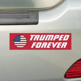 Ich bin für immer Trumps, Funny Trump 2024 Autoaufkleber