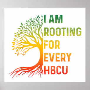 Ich bin für jede HBCU Poster