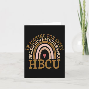 Ich bin für jeden Hbcu Abschluss Pride Histor Karte