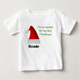 Ich bin für mein erstes Weihnachten so aufgeregt! Baby T-shirt