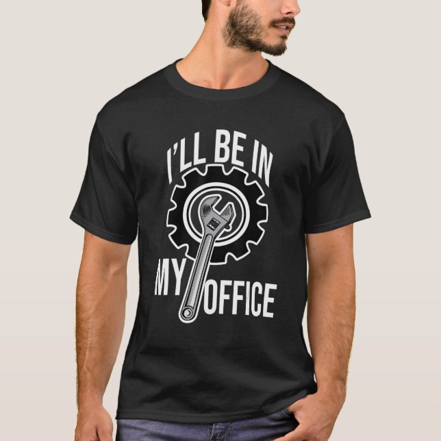 Ich bin für mich in meiner Werkstatt T-Shirt (Vorderseite)