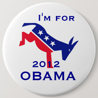 Ich bin für OBAMA-Knopf Button