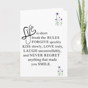 ICH BIN "FÜR SIE DA" IN IHRER NOTLAGE KARTE