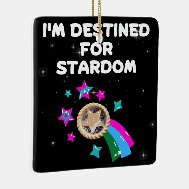 Ich bin für Stardom bestimmt Keramikornament (Rechts)