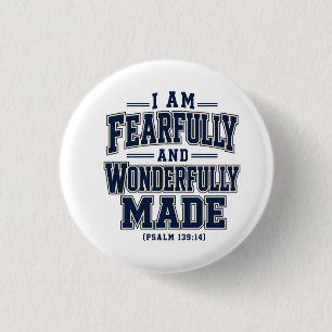 Ich bin furchtbar und wunderbar gemacht button