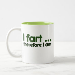 Ich bin Furz Zweifarbige Tasse