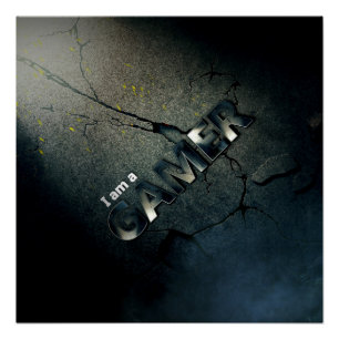 Ich bin Gamer Poster