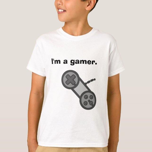 Ich bin Gamer T-Shirt (Vorderseite)