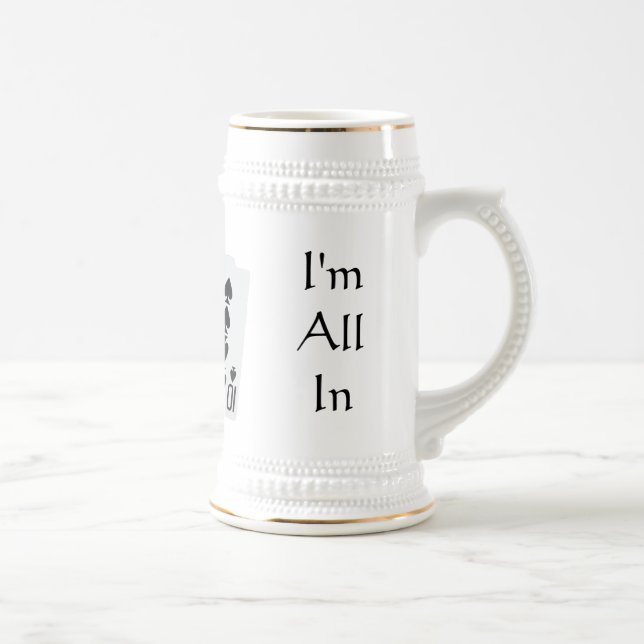 Ich bin ganz in Stein Bierglas (Rechts)