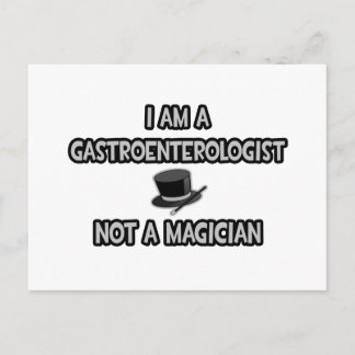 Ich bin Gastroenterologe ... Nicht ein Magier Postkarte