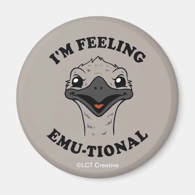 Ich bin Gefühl Emu-Tional Magnet (Vorne)