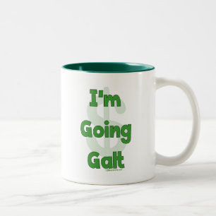 Ich bin gehendes Galt Zweifarbige Tasse