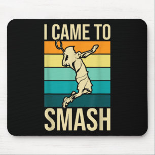 Ich bin gekommen - Badminton Player Lover Birdie S Mousepad