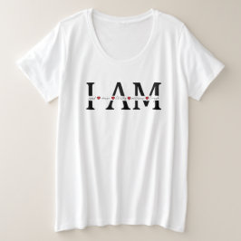 Ich bin geliebt, gewählt, würdig, viktorianisch, g große größe T-Shirt