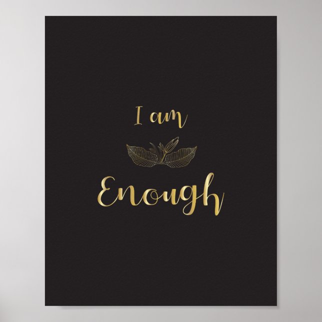 Ich bin genug - 8"x10" poster (Vorne)