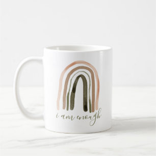 Ich bin genug Inspirierend Bekräftigung Kaffeetasse
