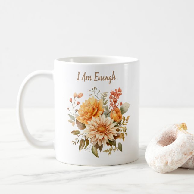 Ich bin genug kaffeetasse (Mit Donut)