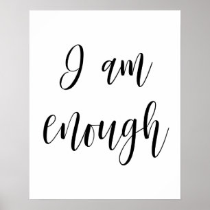 Ich bin genug Poster