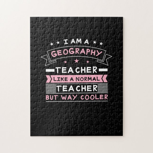 Ich bin Geografie-Lehrerin (Vertikal)