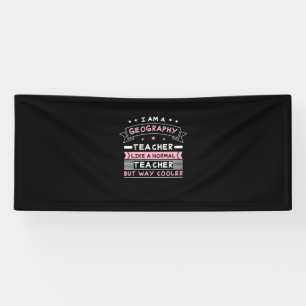 Ich bin Geografie-Lehrerin Banner