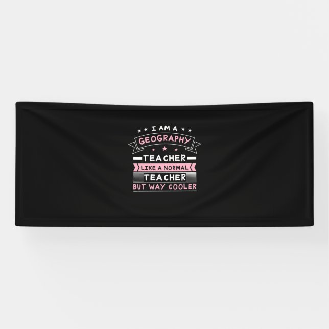 Ich bin Geografie-Lehrerin Banner (Horizontal)