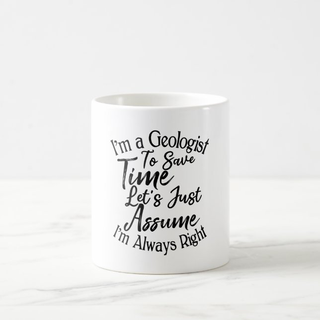 Ich bin Geologe, um Zeit Retten. Nehmen wir mal an Kaffeetasse (Mittel)