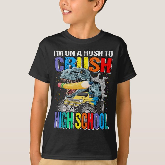 Ich bin gerade dabei, den Monster-Truck der High S T-Shirt (Vorderseite)
