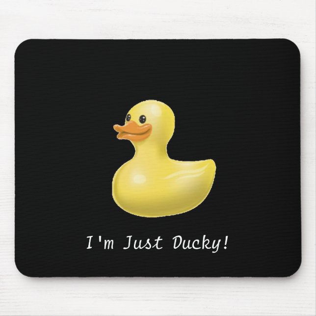 Ich bin gerade Ducky! - Mousepad (Vorne)