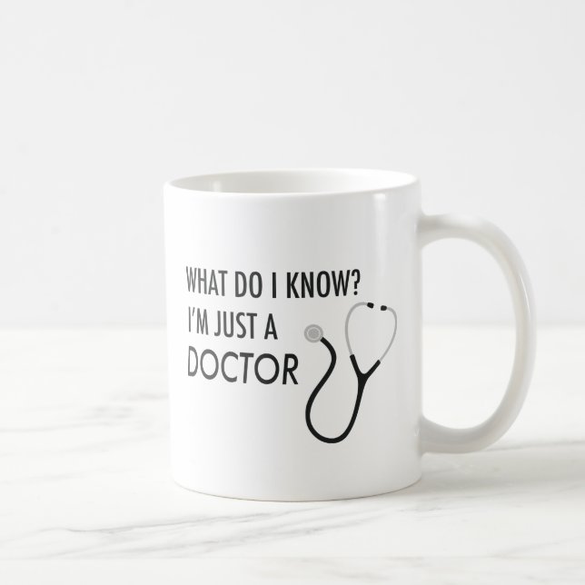 Ich bin gerade ein Doktor Kaffeetasse (Rechts)
