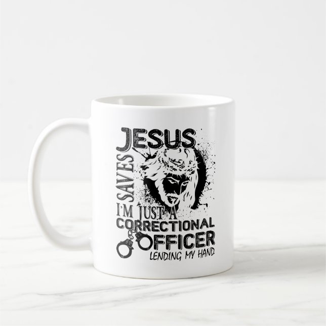 Ich bin gerade eine Korrekturoffizier-Tasse Kaffeetasse (Links)