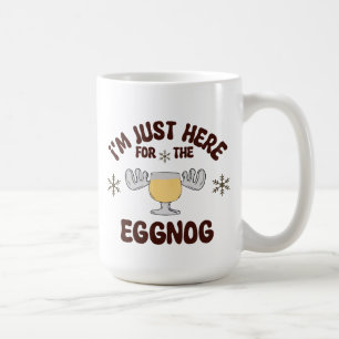 Ich bin gerade für die Eggnog-Tasse hier Kaffeetasse