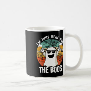 Ich bin gerade hier für das Boos Funny Halloween B Kaffeetasse