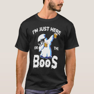 Ich bin gerade hier für das Boos Halloween Ghost N T-Shirt