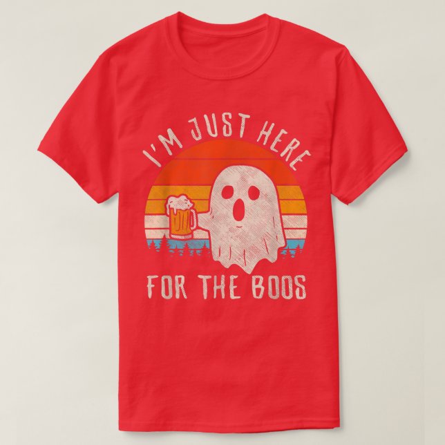 Ich bin gerade hier für das Boos Shirt Funny Gift  (Design vorne)
