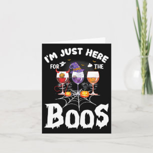 Ich bin gerade hier für das Boos Wine Gles Hallowe Karte