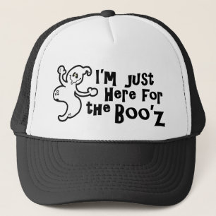 "Ich bin gerade hier für das Boo'z " Truckerkappe