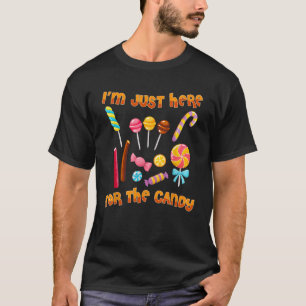 Ich bin gerade hier für das süße Weihnachtslied T-Shirt