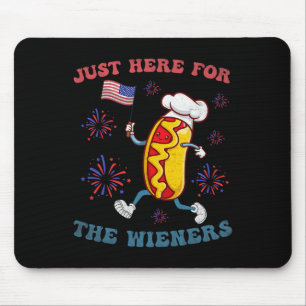 Ich bin gerade hier für die Dackeln am 4. Juli 201 Mousepad
