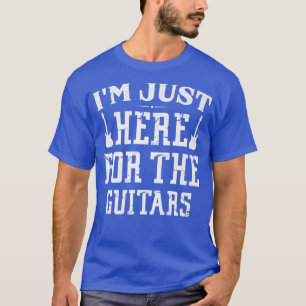 Ich bin gerade hier für die Gitarre Lover Guitaris T-Shirt