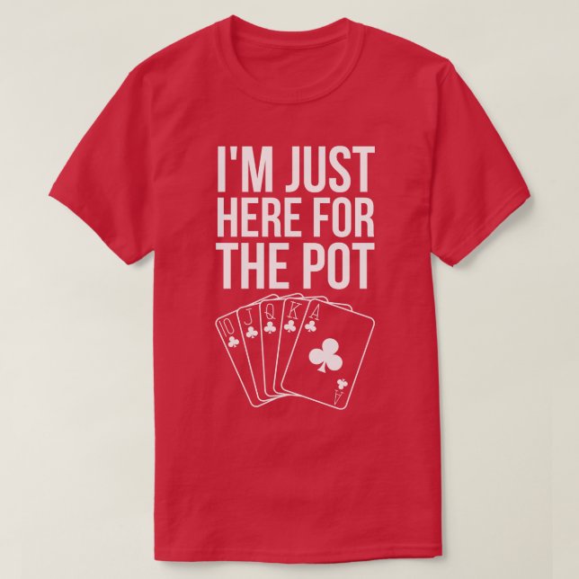 Ich bin gerade hier für die Post T-Shirt (Design vorne)