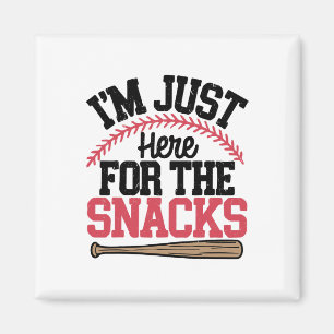 Ich bin gerade hier für die Snacks Bysebyll Kleink Magnet