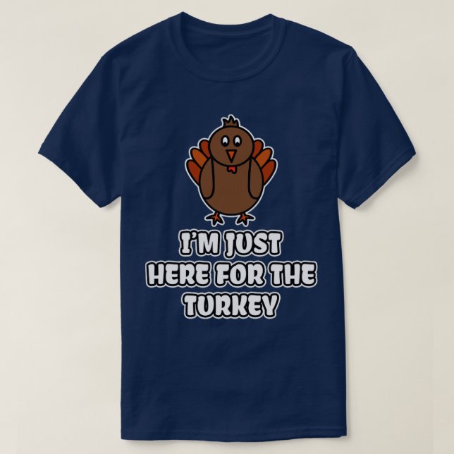 Ich bin gerade hier für die Türkei T-Shirt (Design vorne)