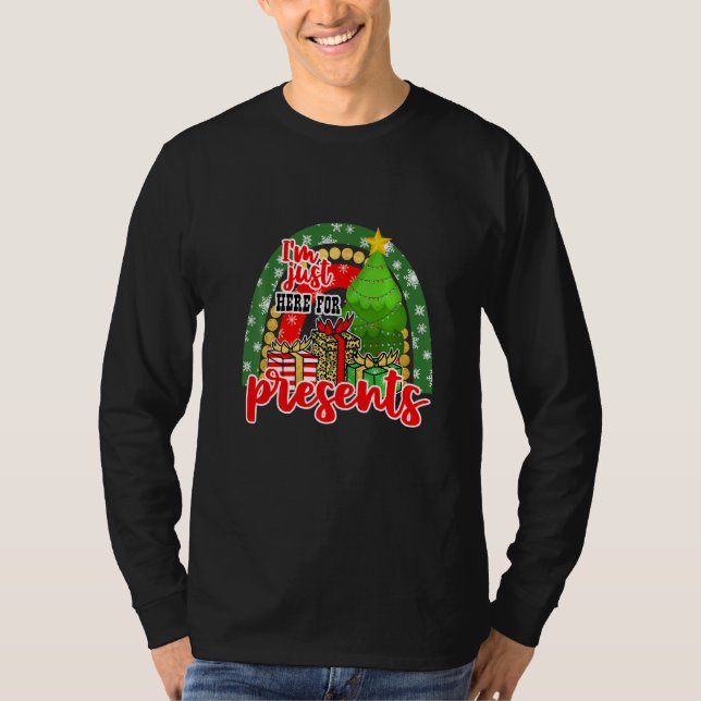 Ich bin gerade hier für Veranstaltungen 2 Weihnach T-Shirt (Vorderseite)