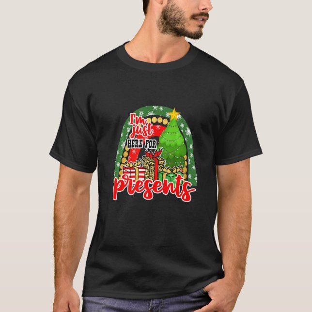 Ich bin gerade hier für Veranstaltungen 2 Weihnach T-Shirt (Vorderseite)