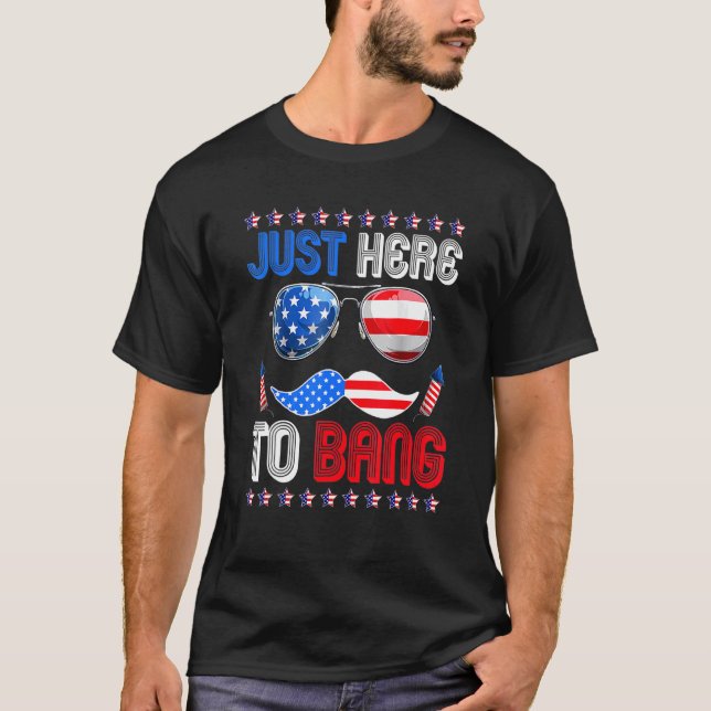 Ich bin gerade hier, um die Sonnenbrille der US-Fl T-Shirt (Vorderseite)