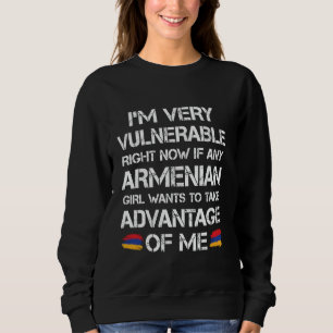 Ich bin gerade sehr verwundbar, wenn irgendein arm sweatshirt